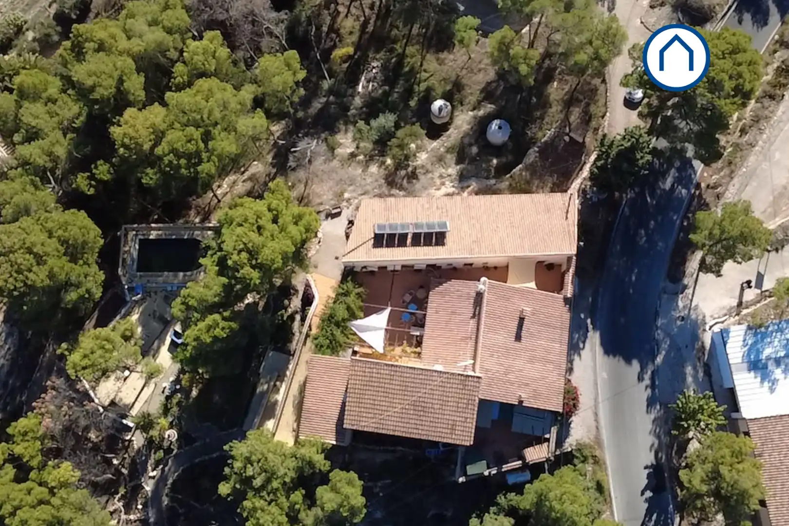 Vista exterior de Finca rústica en venda en Alhama de Murcia amb Aire condicionat, Calefacció i Jardí privat