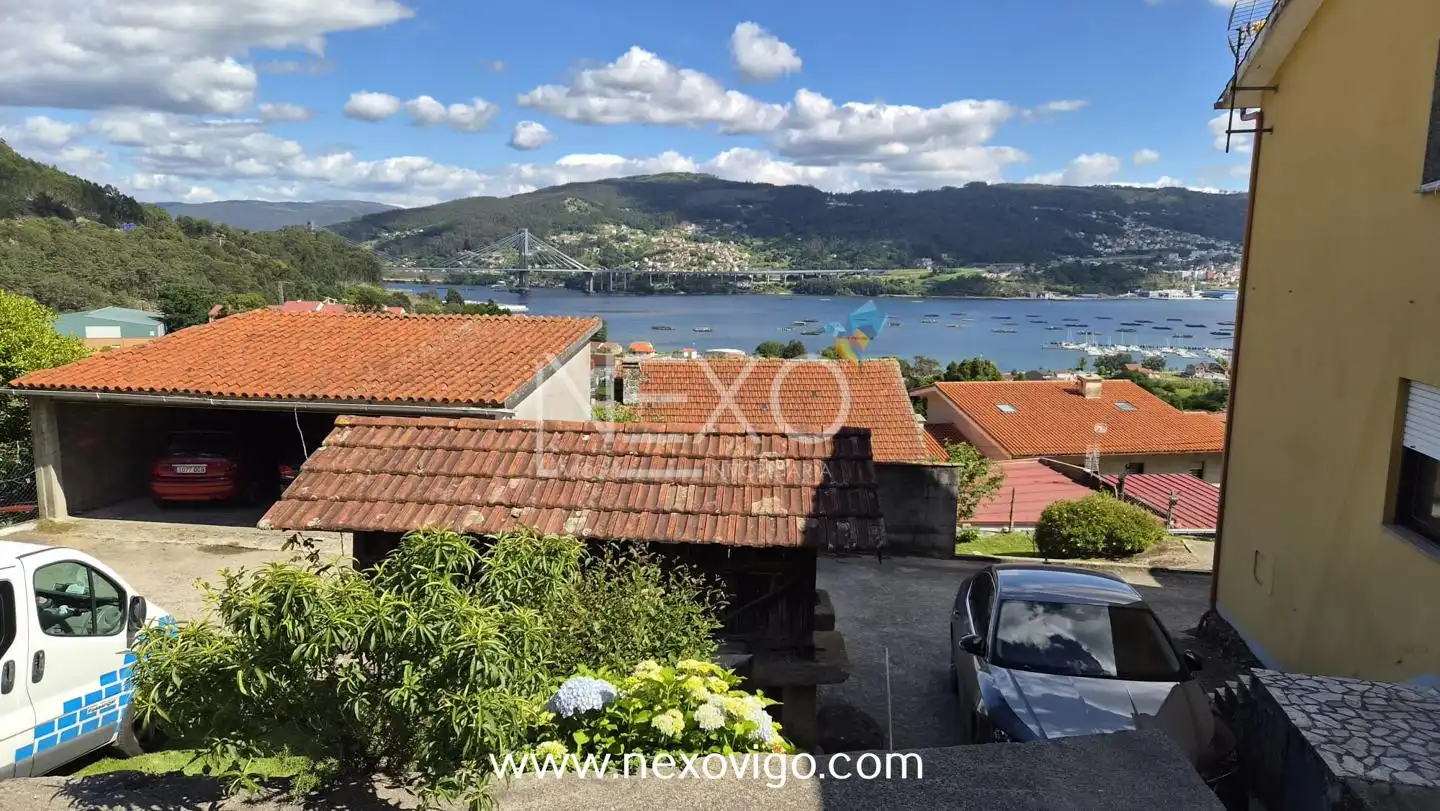 Vista exterior de Casa o chalet en venta en Moaña con Jardín privado, Terraza y Trastero