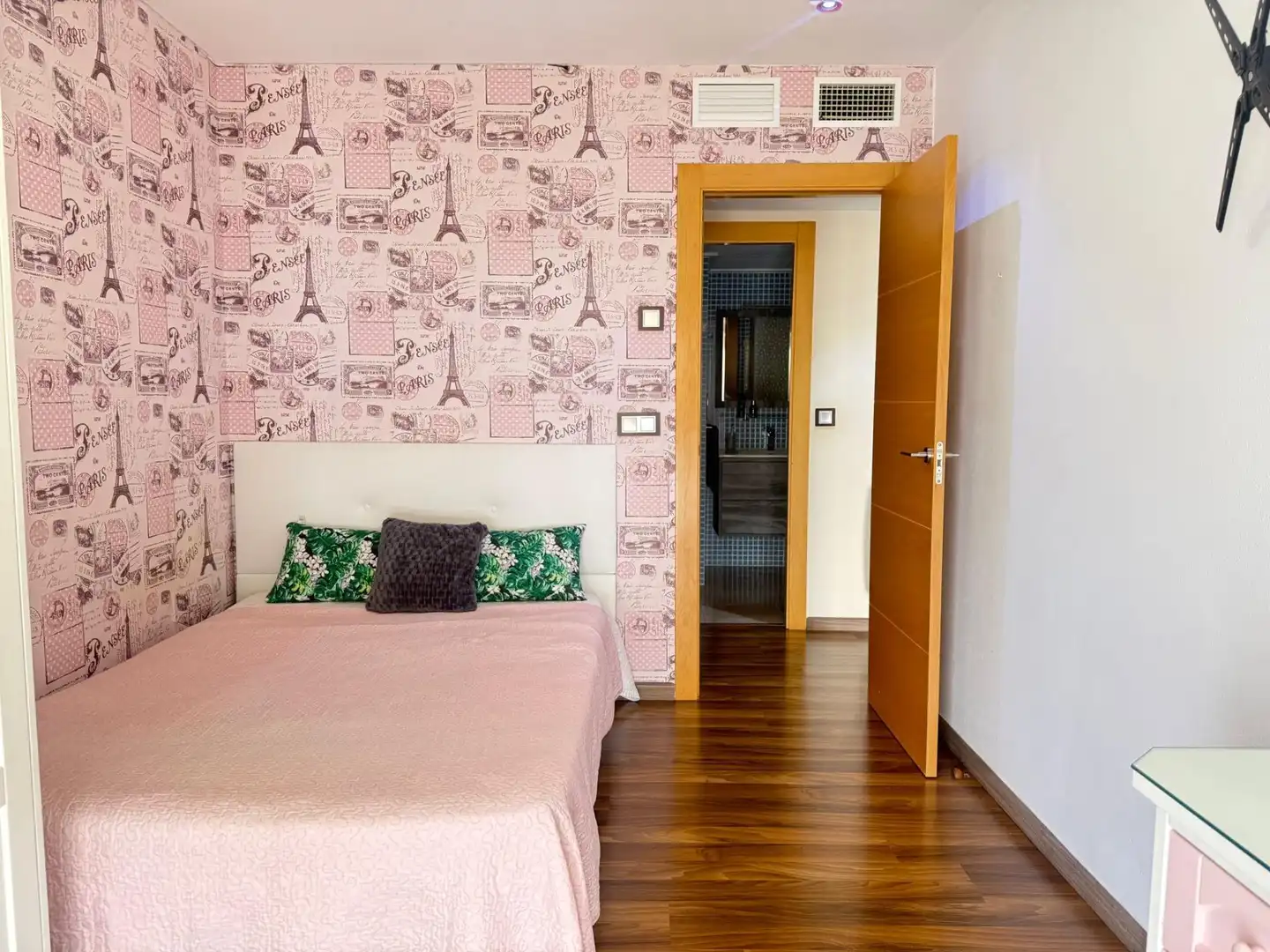 Schlafzimmer von Wohnung zur Miete in Águilas mit Klimaanlage, Parkett und Terrasse