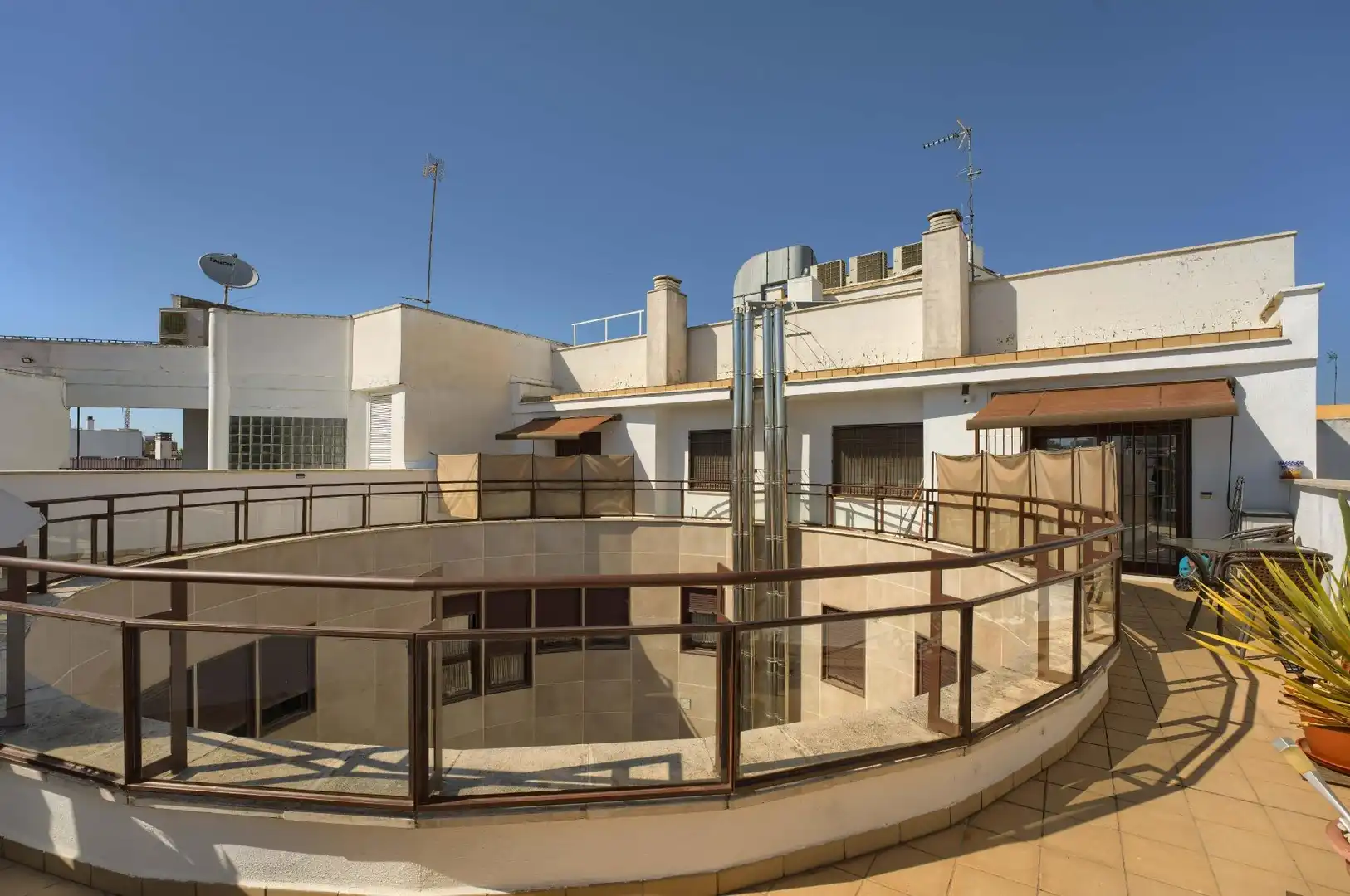 Terrasse von Dachboden zum Verkauf in Sevilla mit Klimaanlage, Heizung und Terrasse