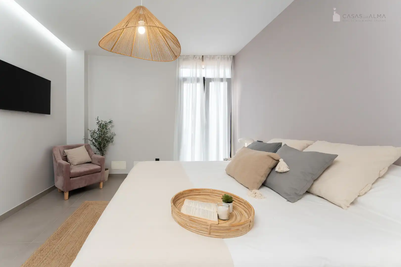 Schlafzimmer von Einfamilien-Reihenhaus zum Verkauf in Las Palmas de Gran Canaria mit Klimaanlage, Terrasse und Abstellraum