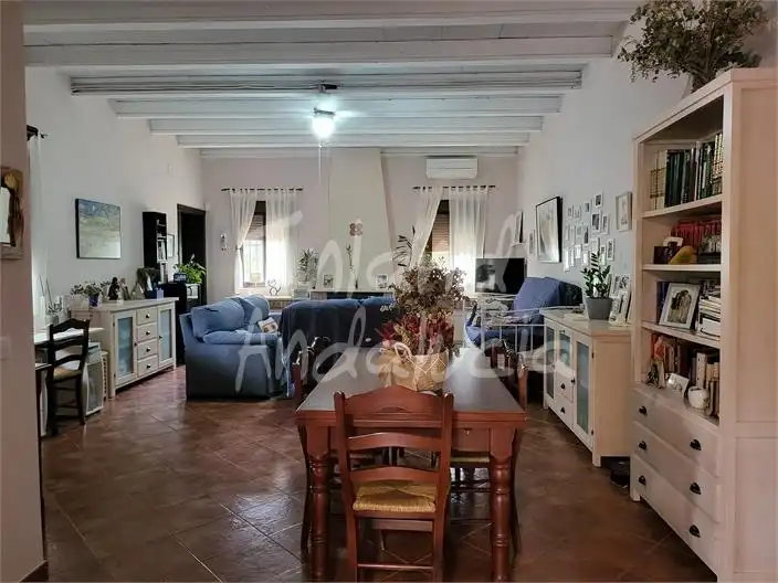 Sala de estar de Casa o chalet en venta en Casariche con Aire acondicionado, Trastero y Piscina