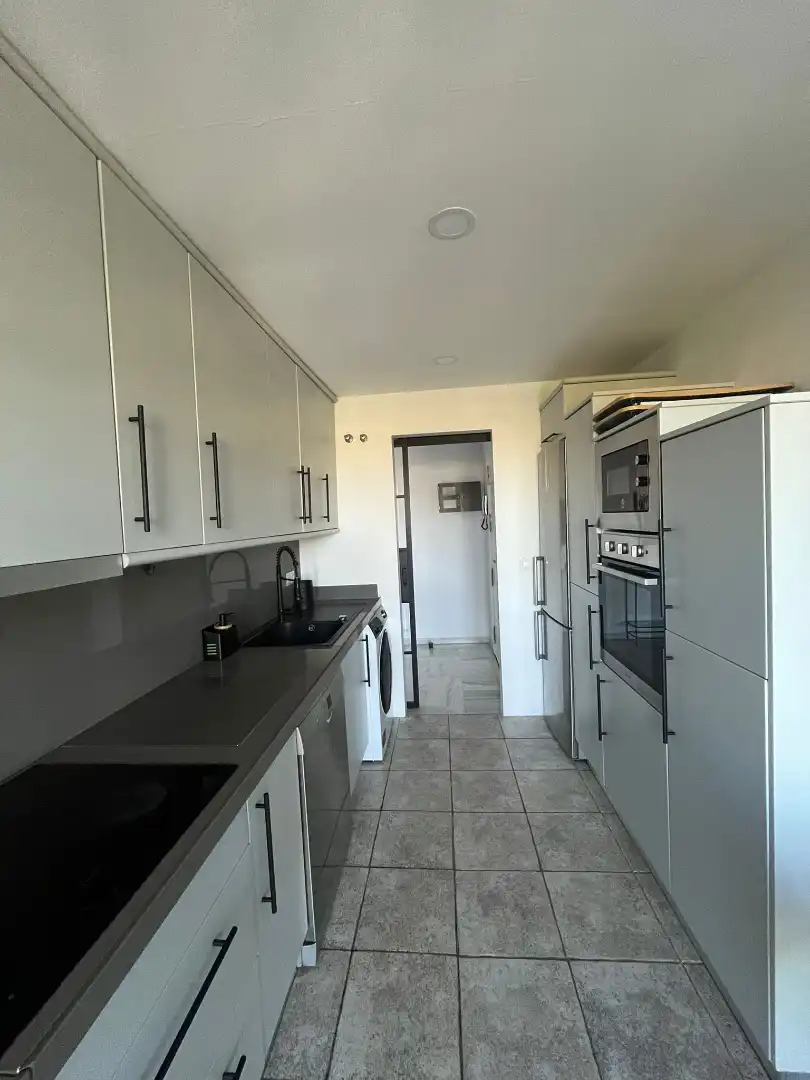 Küche von Wohnung zur Miete in Rincón de la Victoria mit Klimaanlage, Terrasse und Möbliert