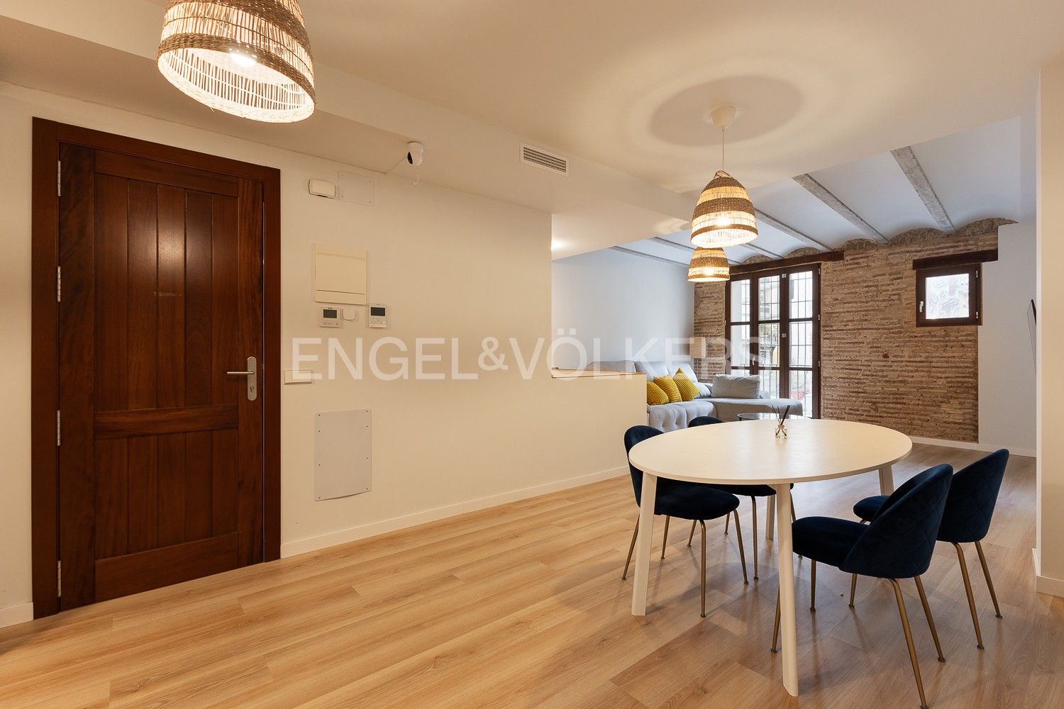 Menjador de Apartament en venda en  Valencia Capital amb Aire condicionat, Calefacció i Moblat