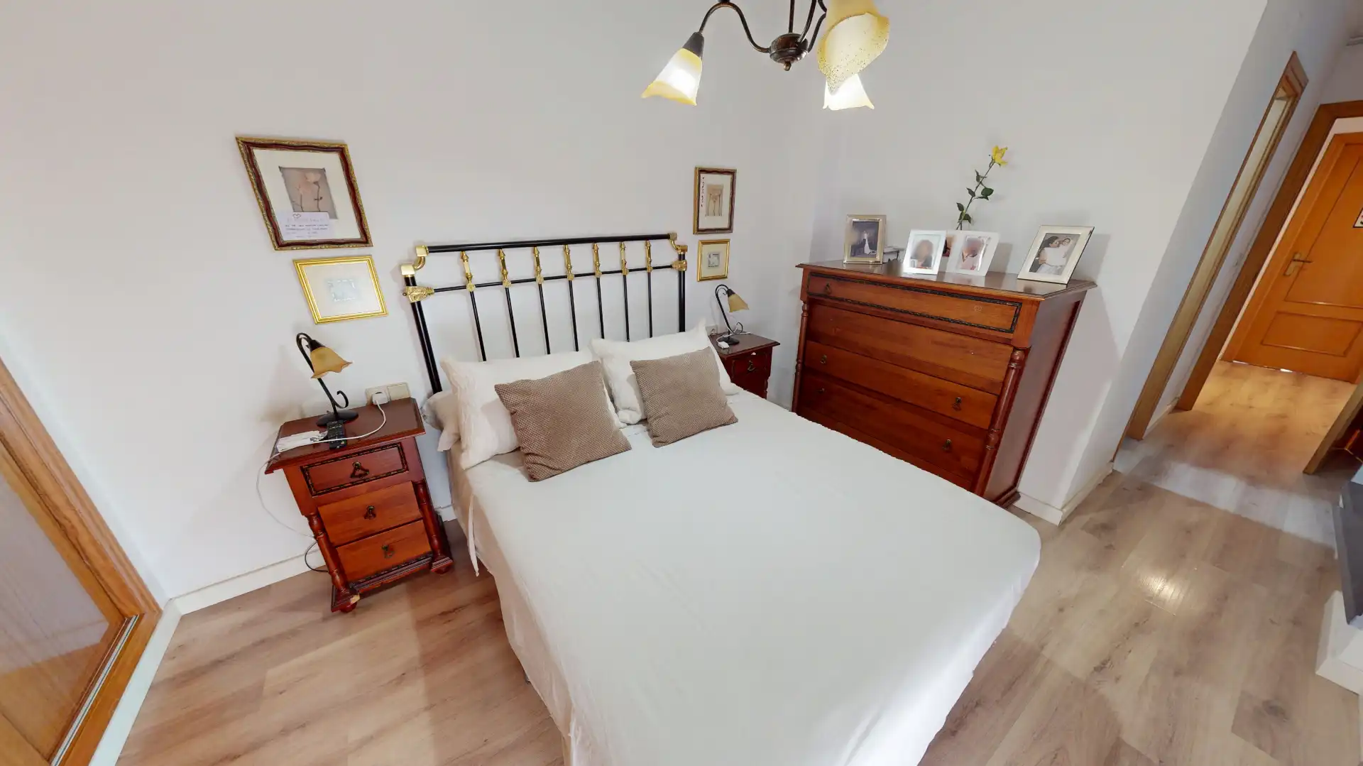 Schlafzimmer von Wohnung zum Verkauf in Sant Joan d'Alacant mit Klimaanlage und Ofen
