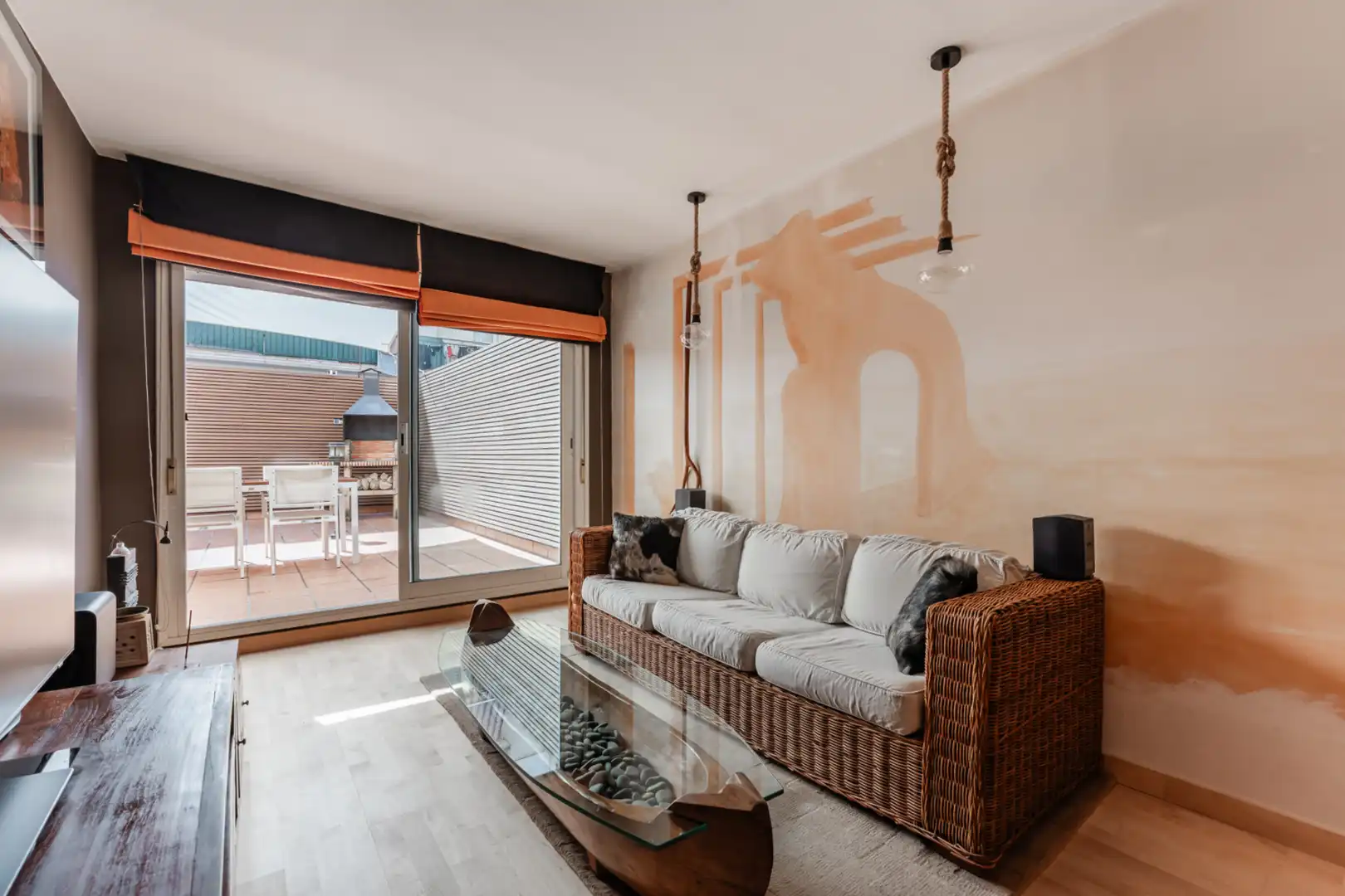 Living room of Flat for sale in Mollet del Vallès  with Air Conditioner, Heating and Terrace