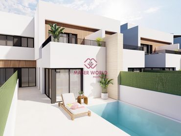 Casa bifamiliare con piscina in vendita a Santiago de la Ribera
