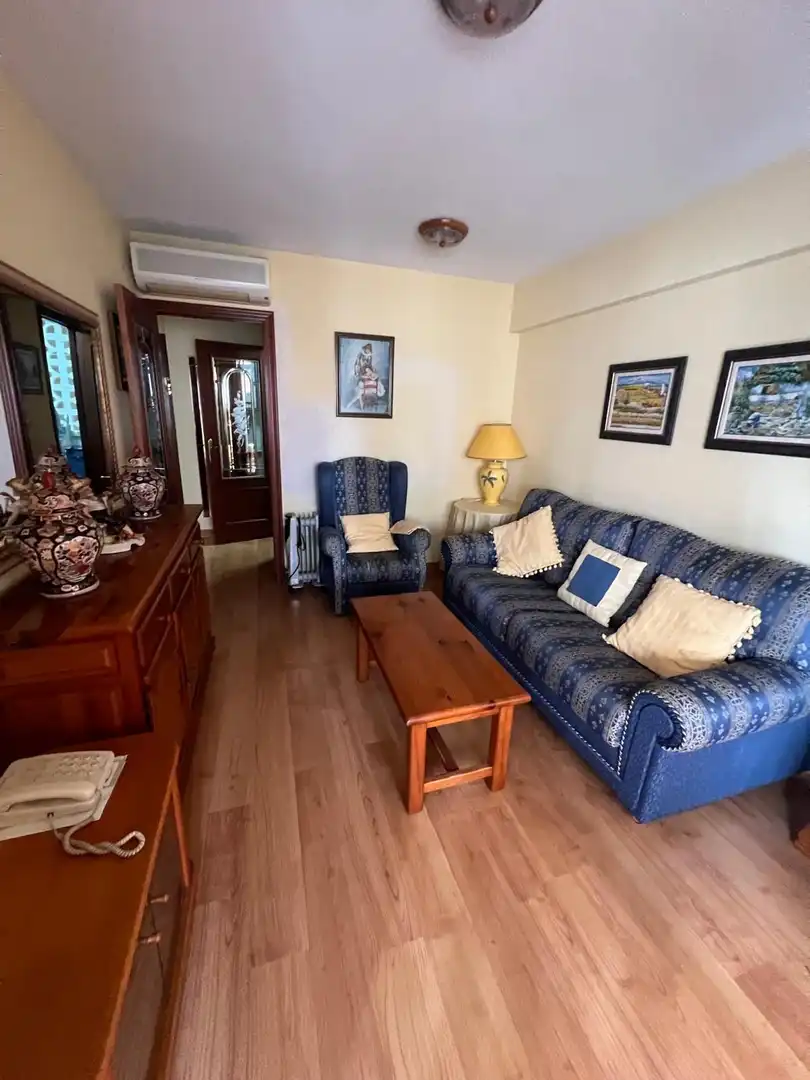 Sala de estar de Piso en venta en Benidorm con Aire acondicionado, Terraza y Amueblado