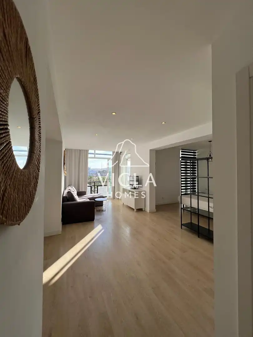 Schlafzimmer von Wohnung zur Miete in Sant Antoni de Portmany mit Klimaanlage, Heizung und Parkett