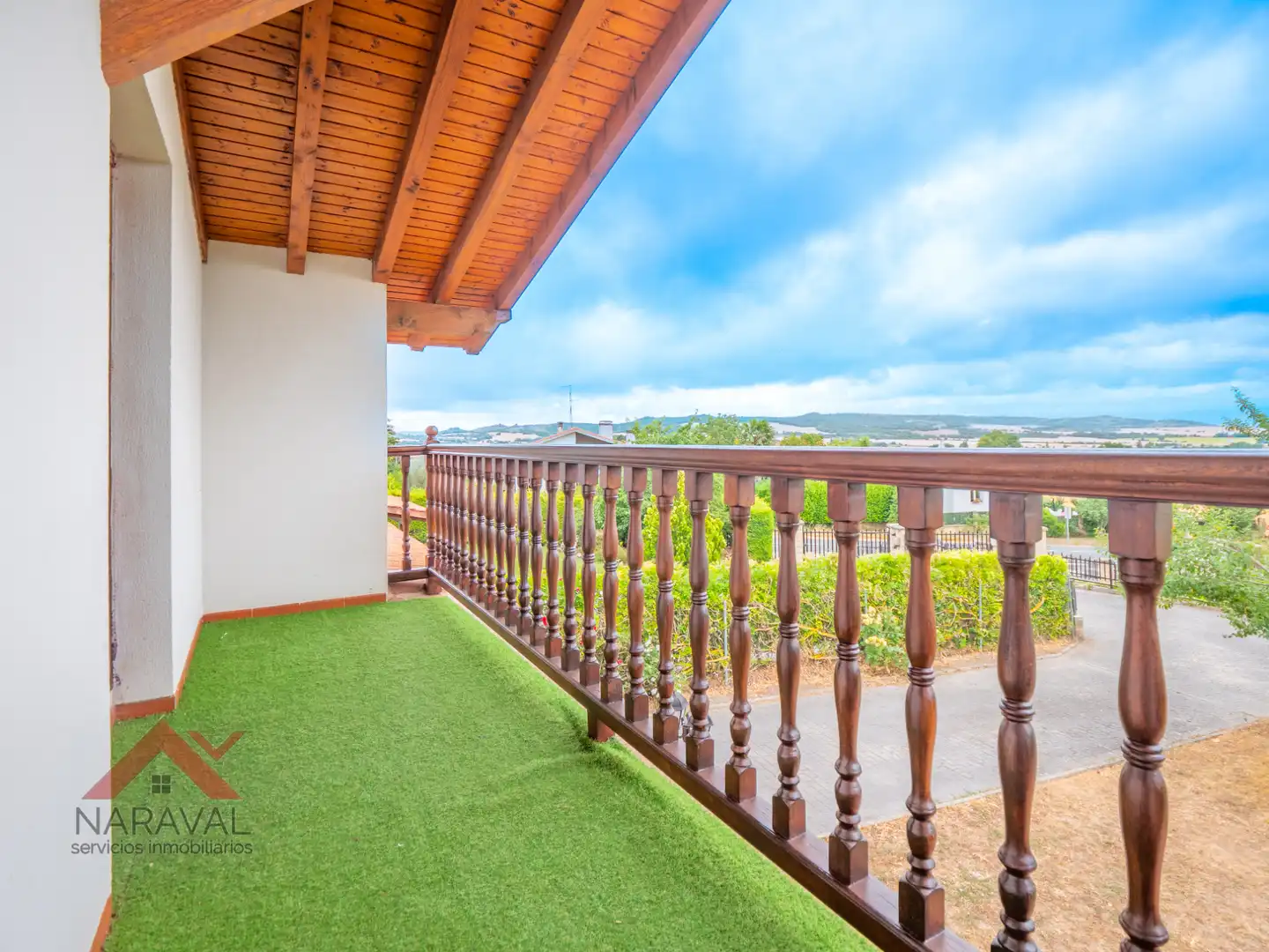 Terrassa de Casa o xalet en venda en Zigoitia amb Calefacció, Jardí privat i Parquet
