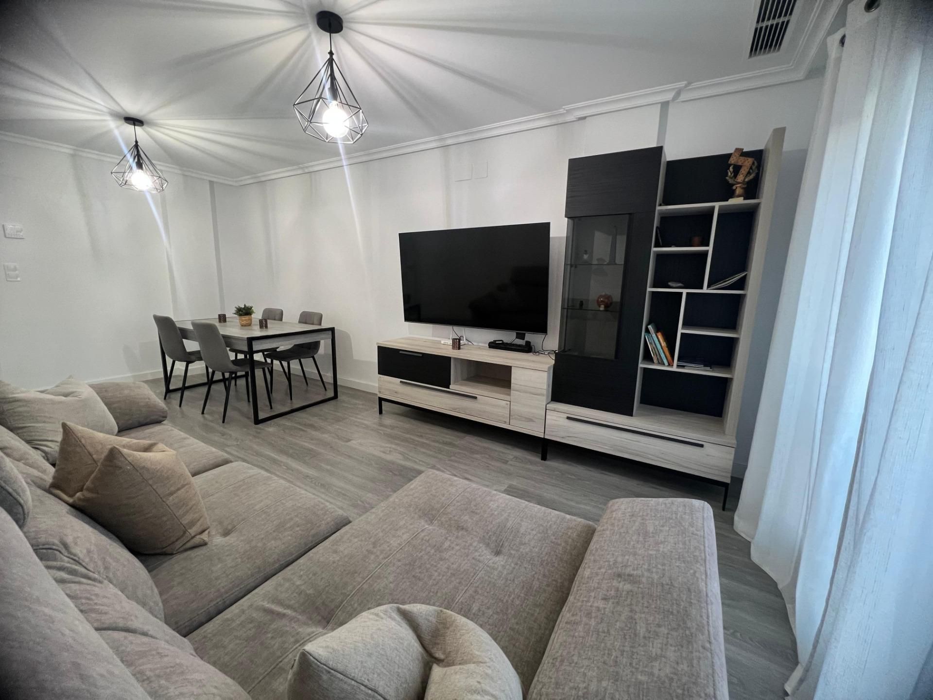Sala de estar de Piso en venta en Elche / Elx con Aire acondicionado y Trastero