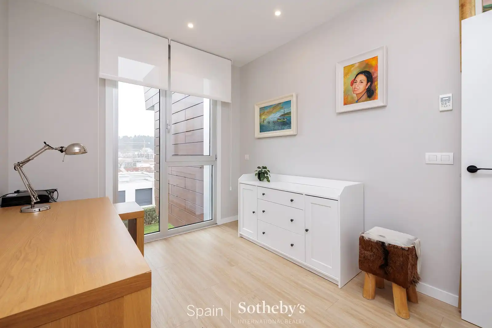 Habitación de Casa adosada en venta en Pontevedra Capital  con Aire acondicionado, Jardín privado y Terraza