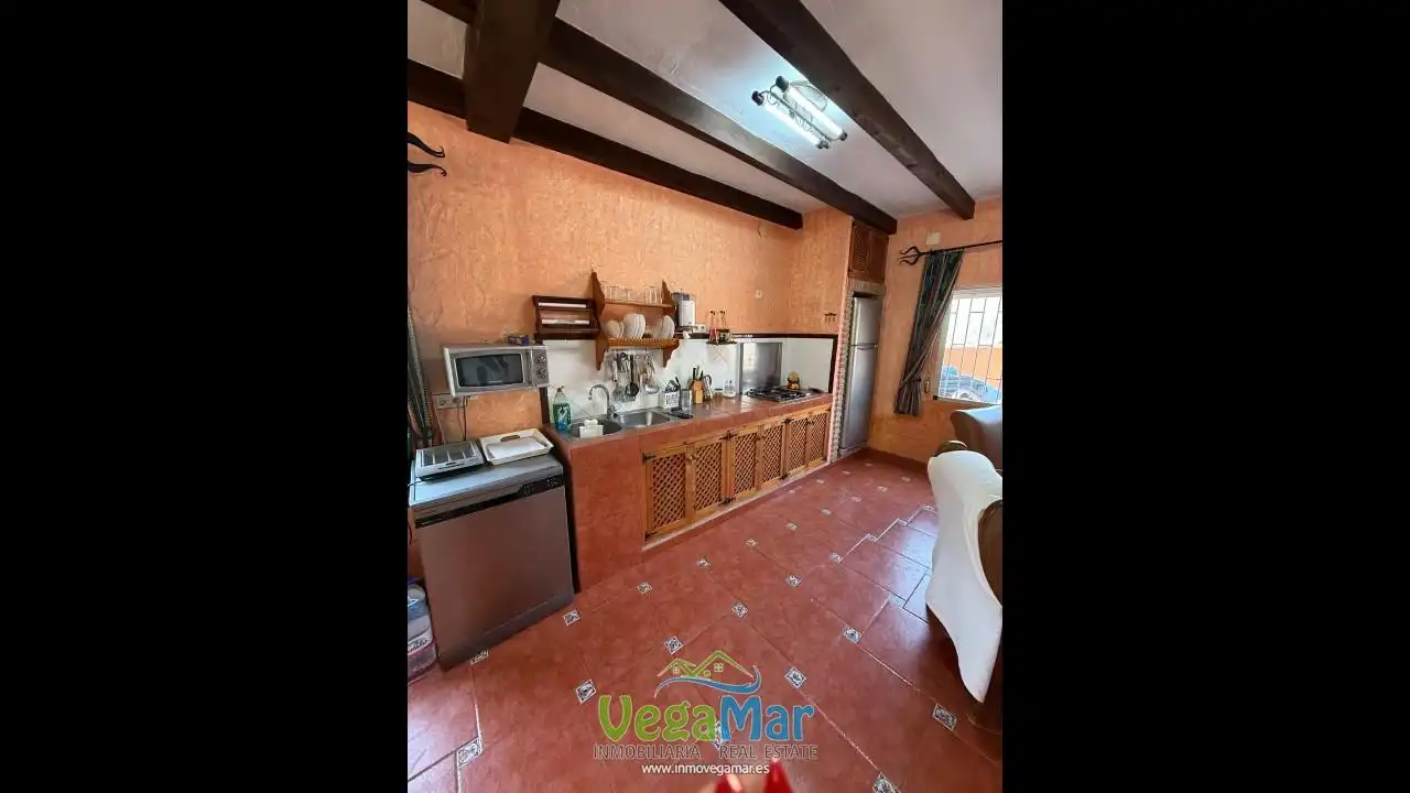 Cocina de Finca rústica en venta en Jete con Jardín privado, Terraza y Piscina