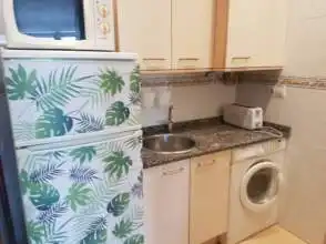 Kitchen of Flat for rent in Gijón   with Heating, Parquet flooring and Furnished