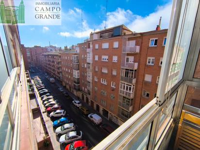 Exterior view of Flat for sale in Palencia Capital  with Heating, Parquet flooring and Terrace