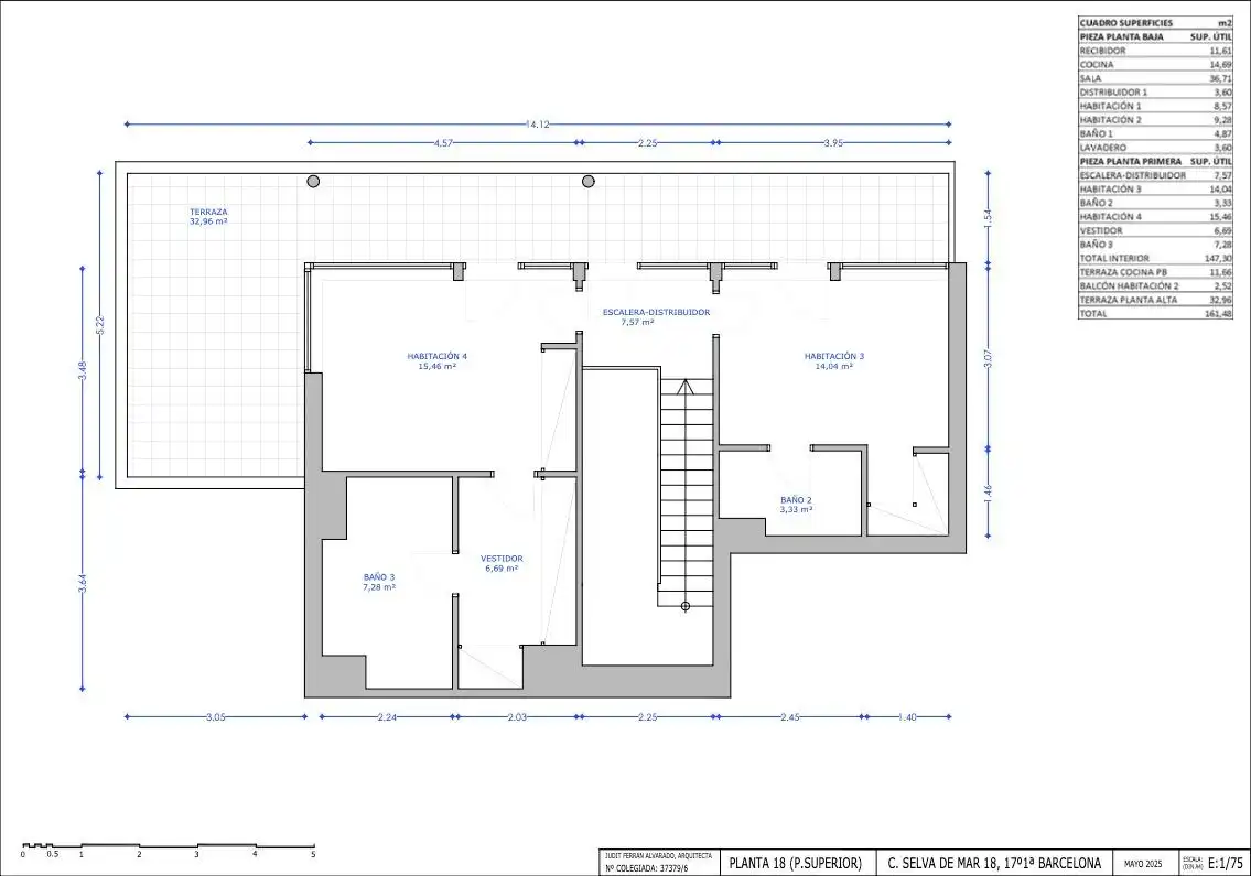 Maisonette zum Verkauf in Barcelona mit Klimaanlage, Heizung und Privatgarten