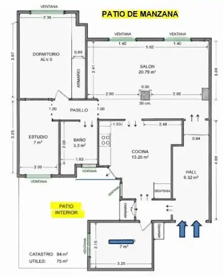 Piso en venta en Madrid con Calefacción, Parquet y Trastero