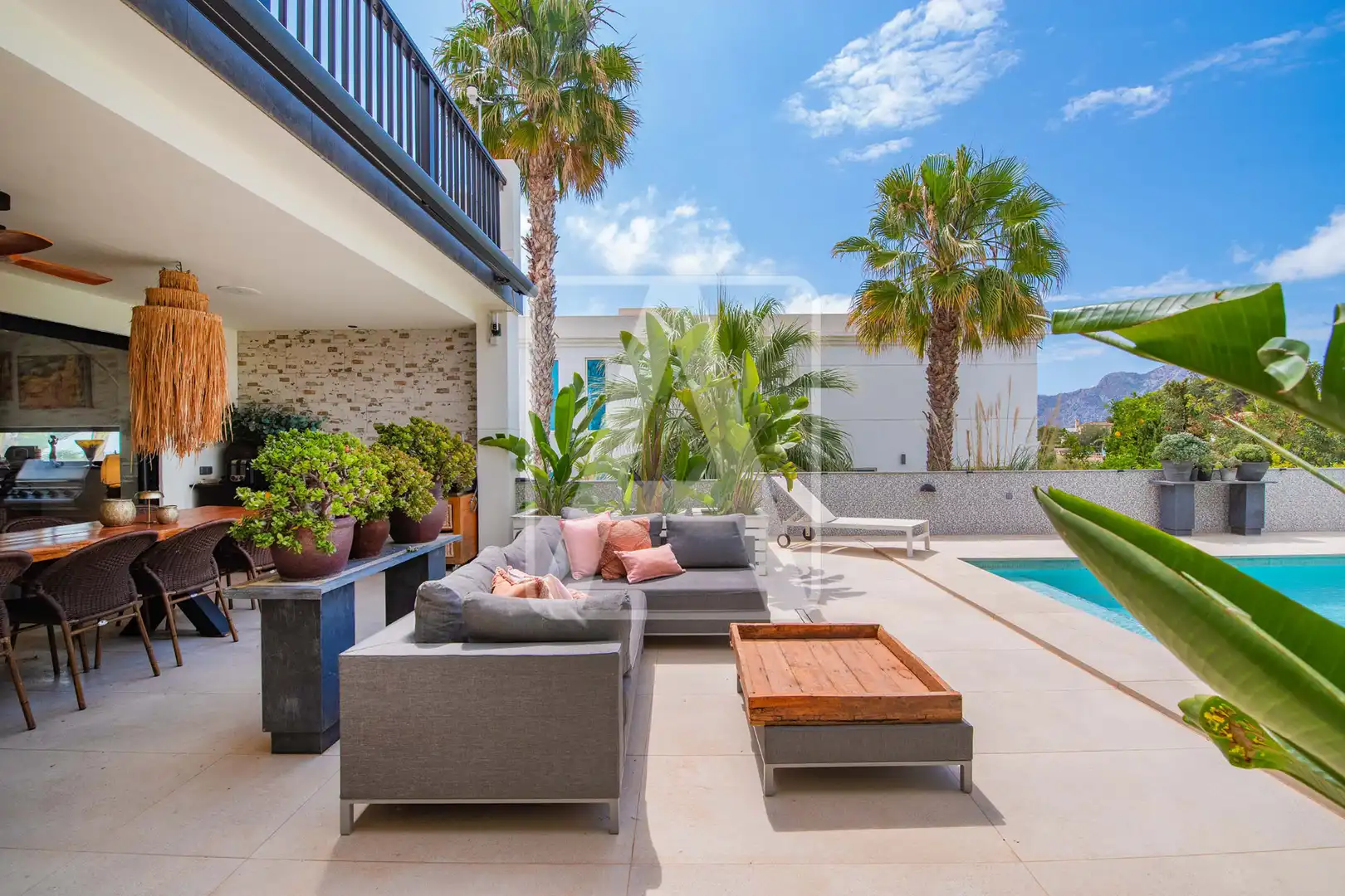 Terrassa de Casa o xalet en venda en Calpe / Calp amb Aire condicionat, Calefacció i Jardí privat