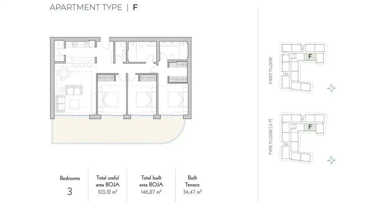 Apartamento con jardín en venta en Castillo Sohail - Myramar, imagen 39