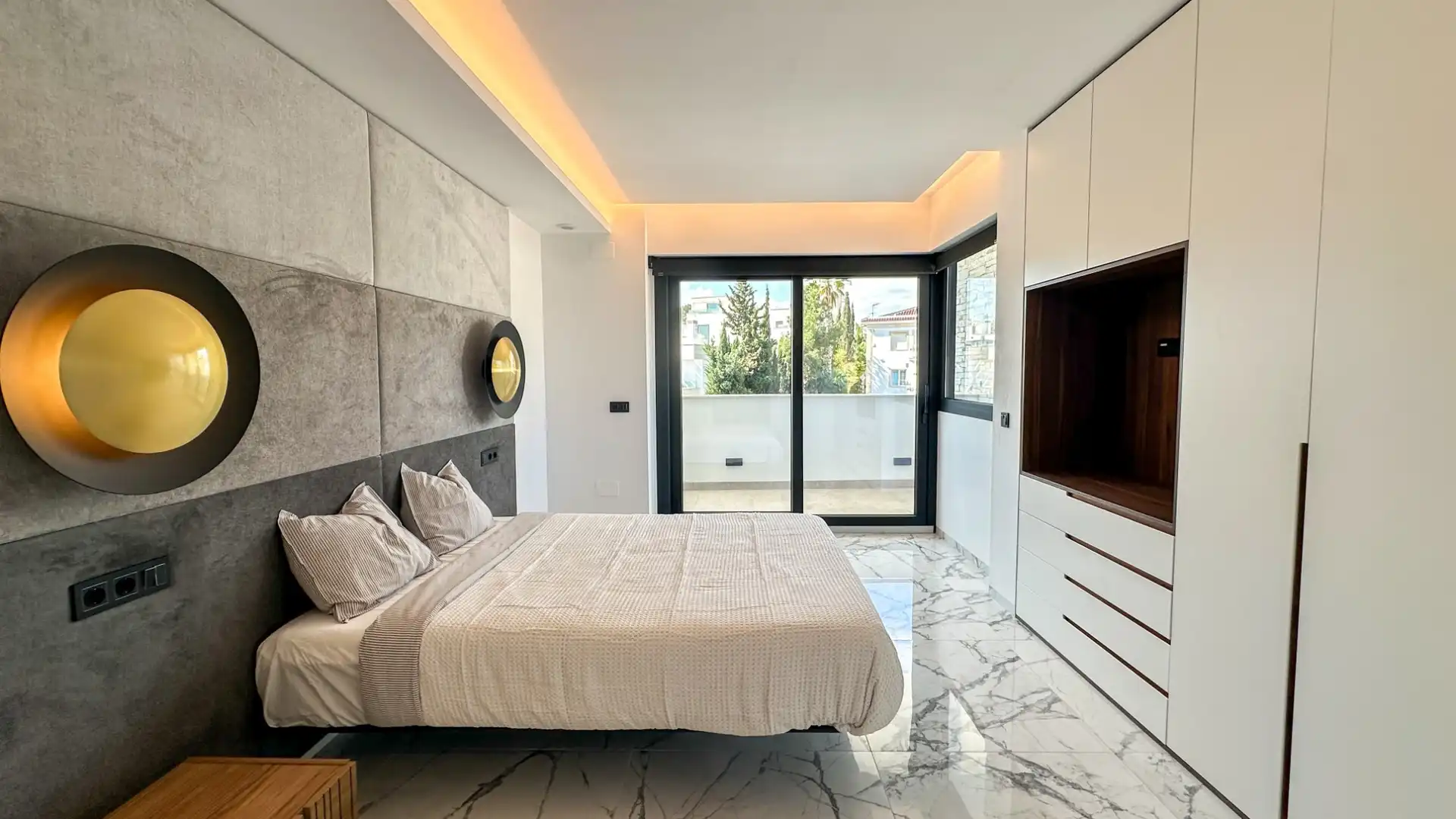 Bedroom of Houses for sale in Orihuela  with Air Conditioner, Swimming Pool and Oven