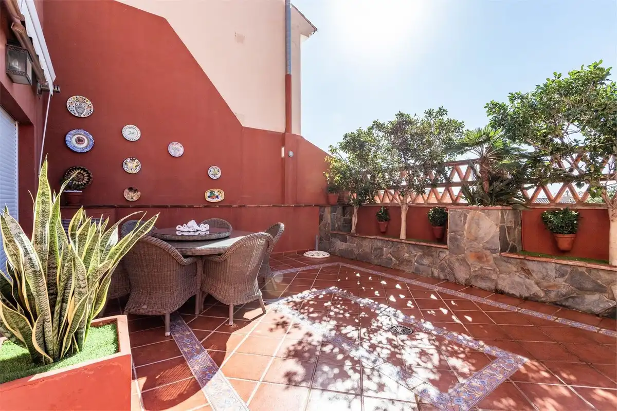 Terraza de Casa adosada en venta en Benalmádena con Amueblado