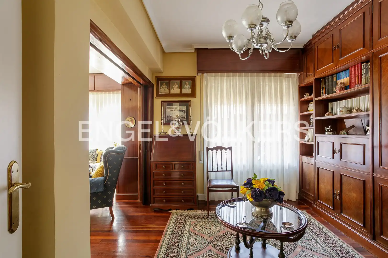 Sala d'estar de Pis en venda en Getxo  amb Calefacció, Parquet i Terrassa