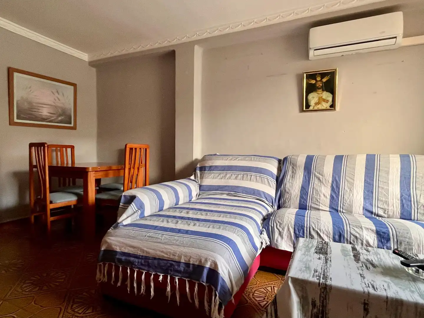 Sala de estar de Piso en venta en Málaga con Aire acondicionado, Terraza y Amueblado