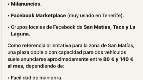 Foto 5 von Garage zur Miete in Calle Garajonay, 20, Taco - Los Andenes - Las Chumbreras, San Cristóbal de la Laguna