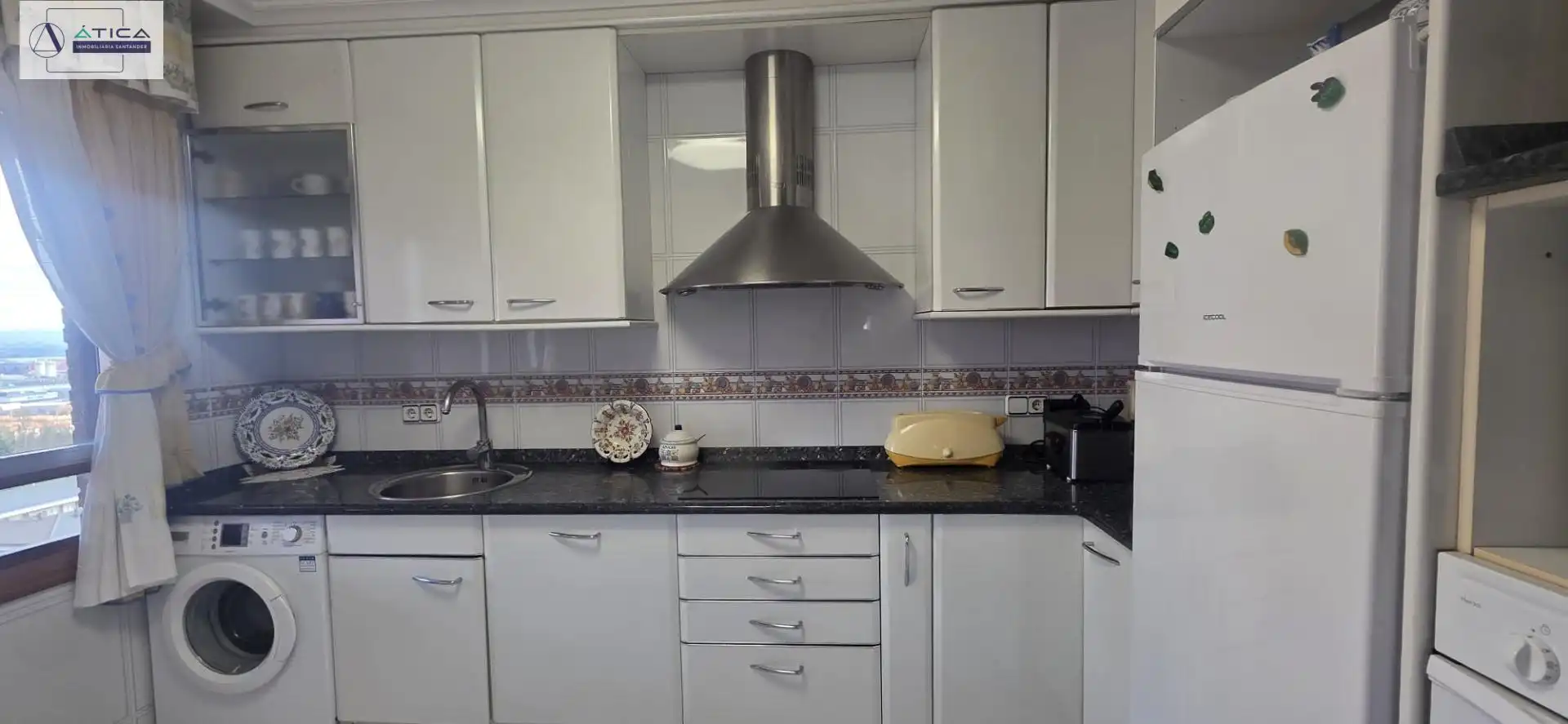 Kitchen of Flat for sale in Santander  with Heating, Terrace and Storage room