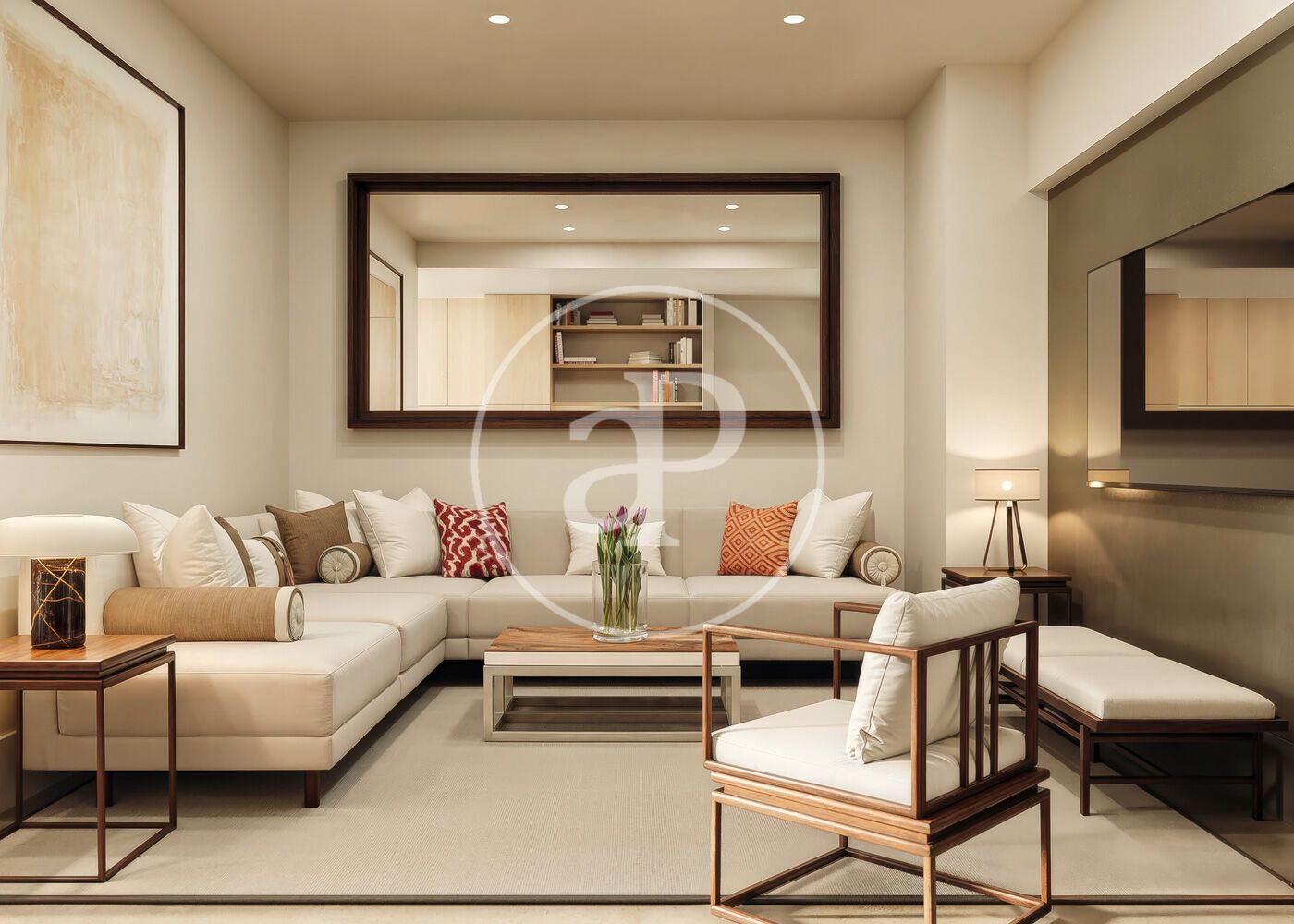 Living room of Flat for sale in  Barcelona Capital  with Air Conditioner, Heating and Private garden