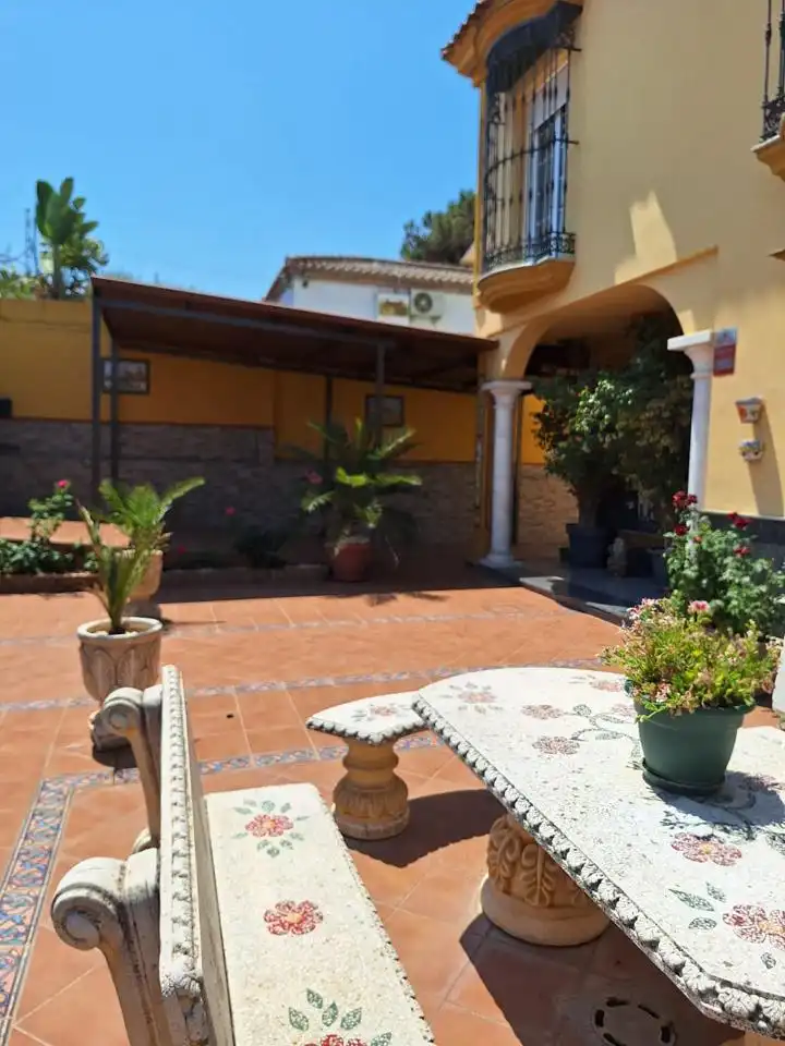 Terraza de Casa o chalet en venta en Alcalá de Guadaira con Aire acondicionado, Jardín privado y Terraza