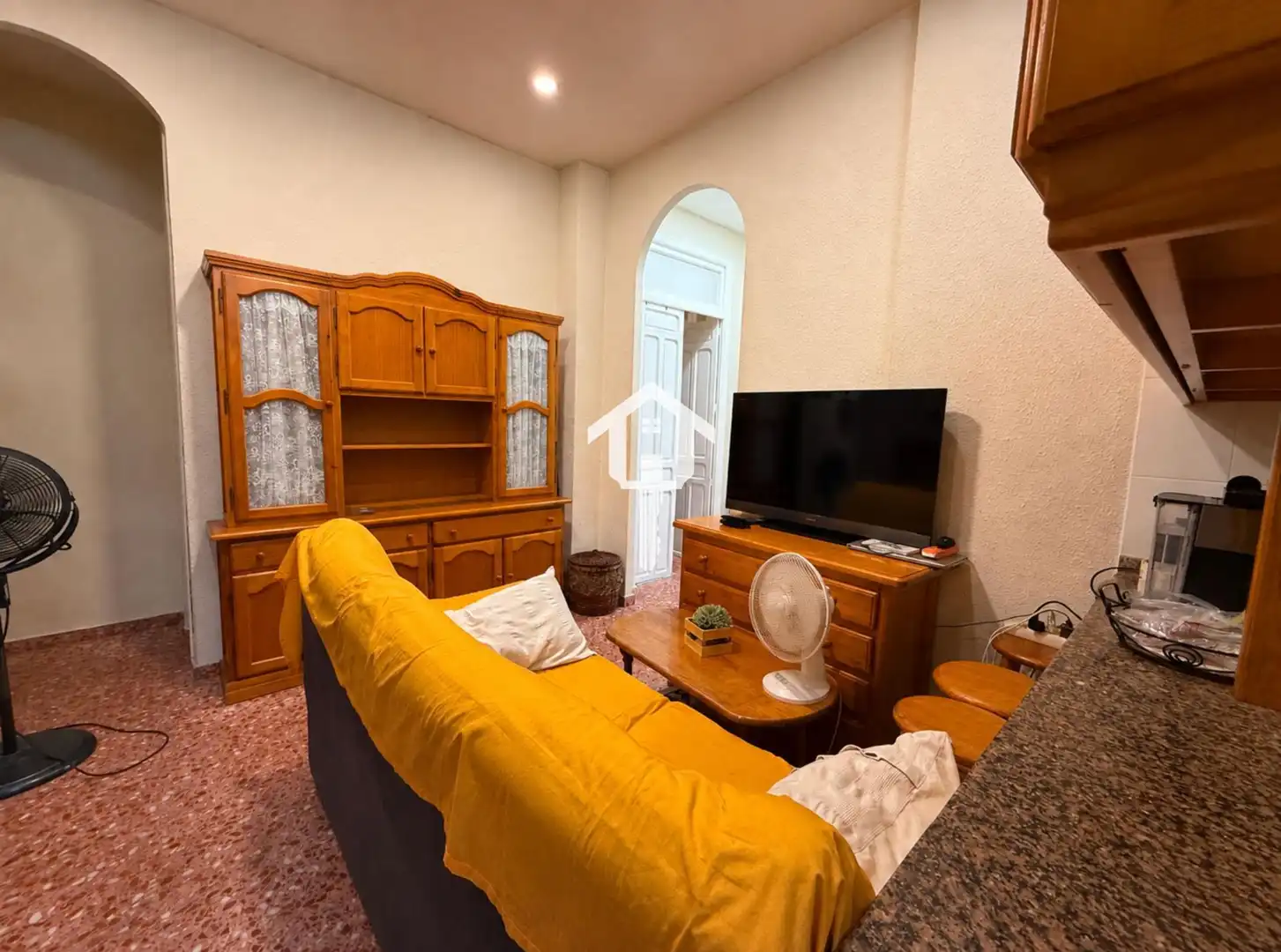 Sala de estar de Casa adosada en venta en Alicante / Alacant