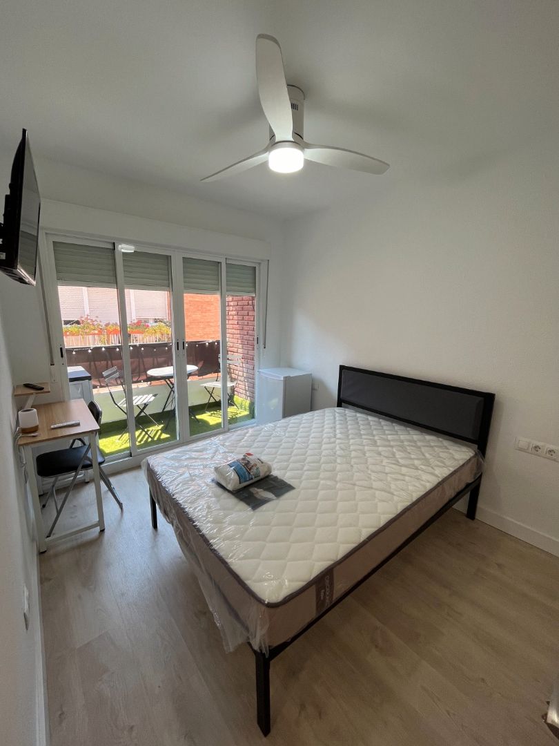 Bedroom of Flat to share in  Córdoba Capital  with Air Conditioner, Furnished and Washing machine