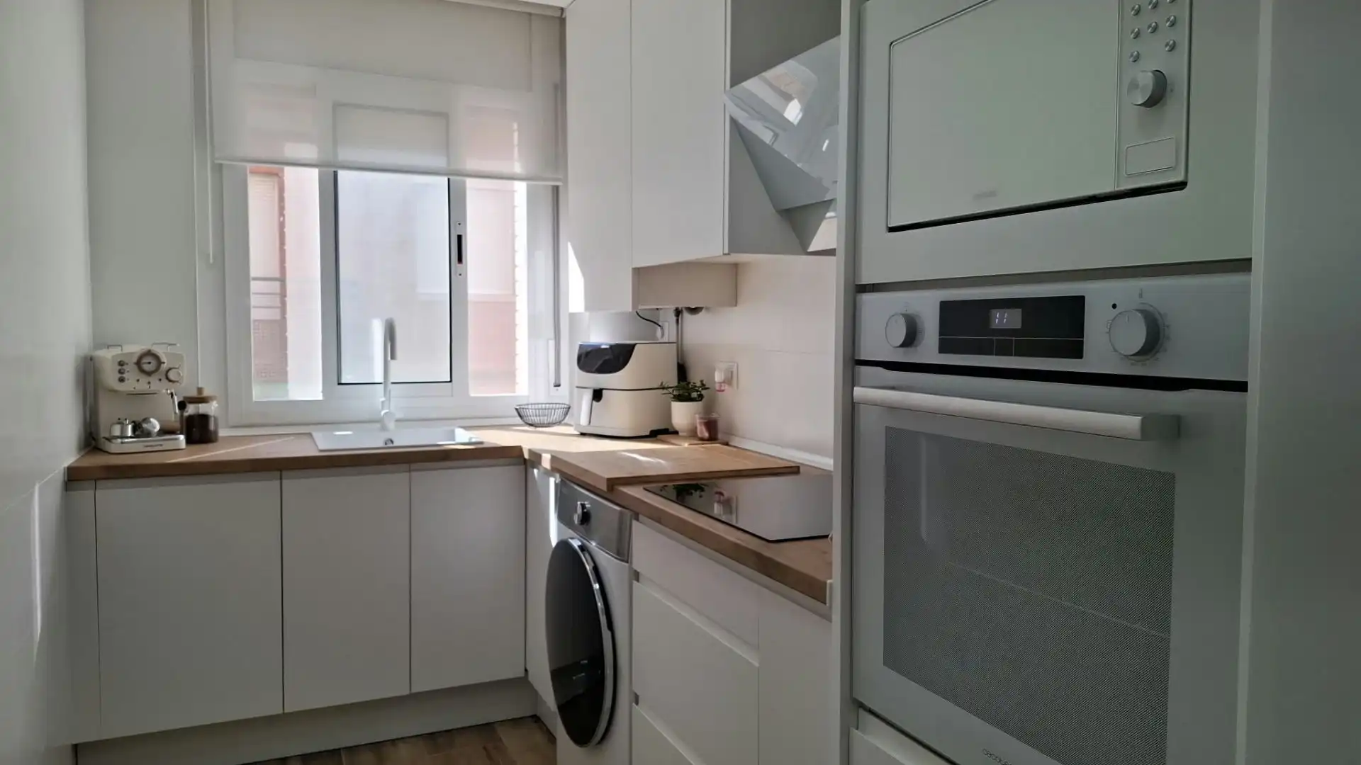 Kitchen of Flat for sale in Vallirana  with Air Conditioner, Heating and Terrace