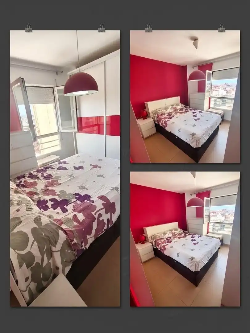 Bedroom of Flat for rent in Málaga  with Air Conditioner, Heating and Terrace