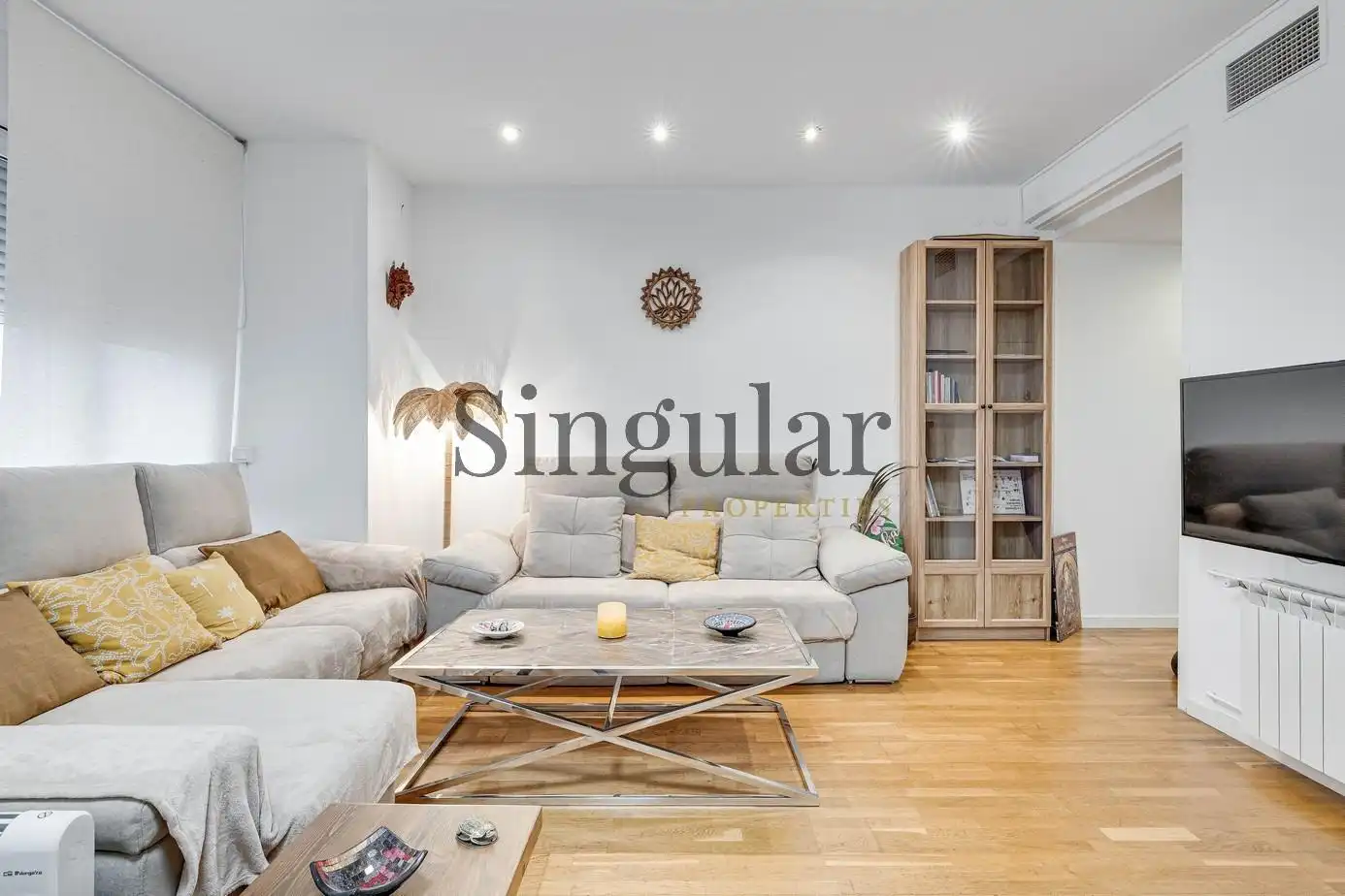 Sala de estar de Piso en venta en Barcelona con Aire acondicionado, Calefacción y Balcón