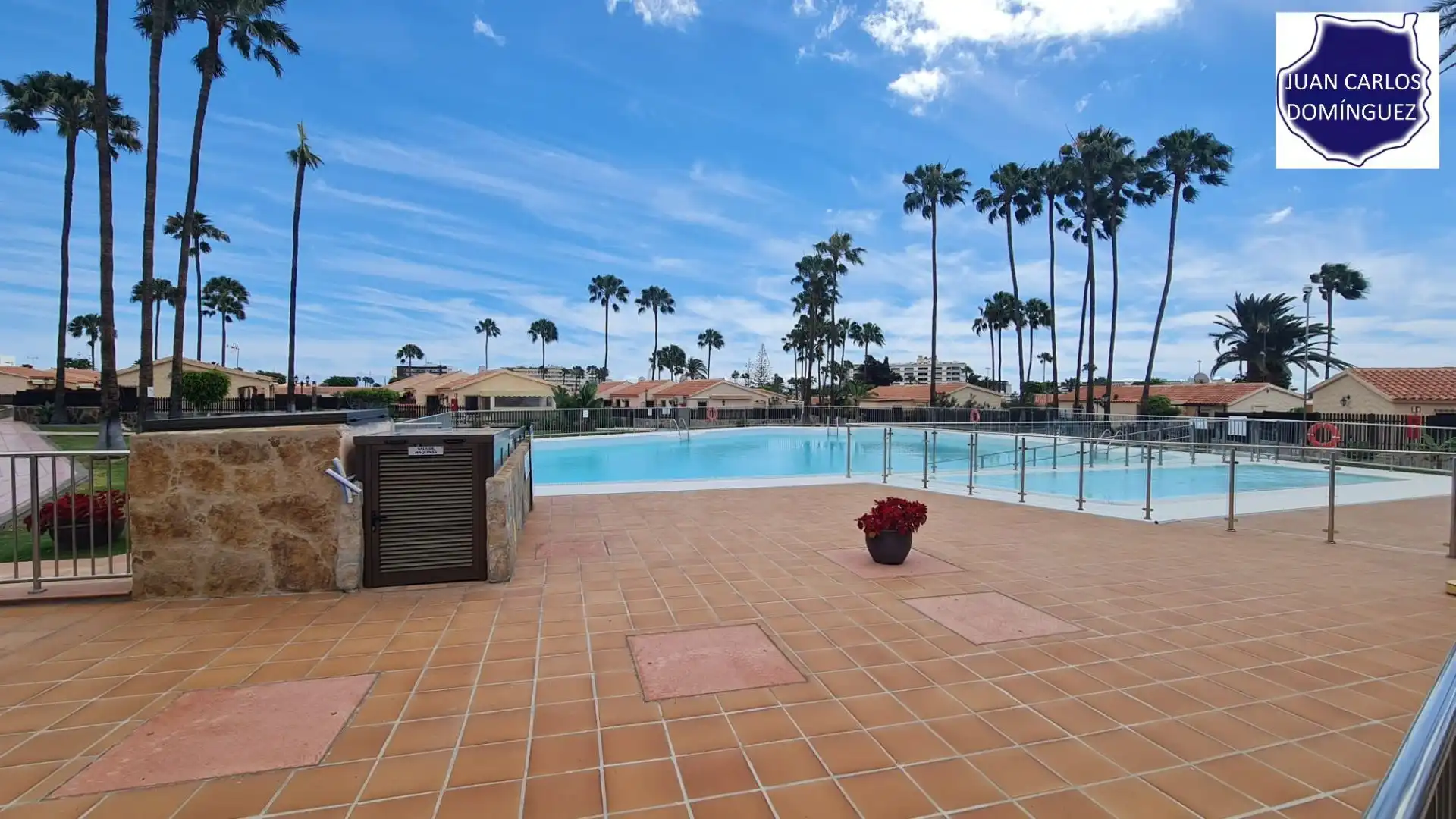 Piscina de Casa o xalet de lloguer en San Bartolomé de Tirajana amb Aire condicionat, Terrassa i Moblat