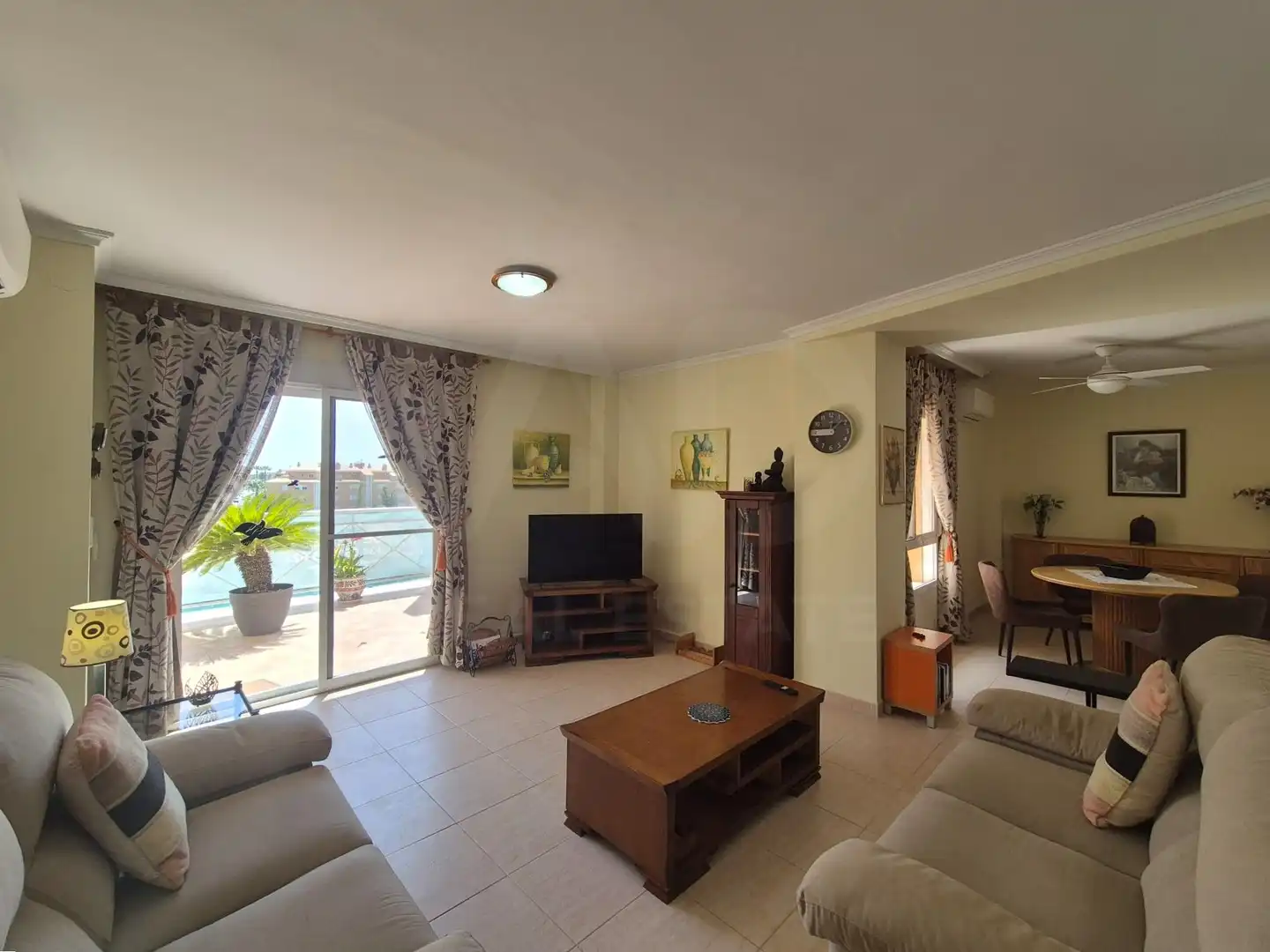 Living room of Flat for sale in Dénia  with Air Conditioner, Heating and Terrace