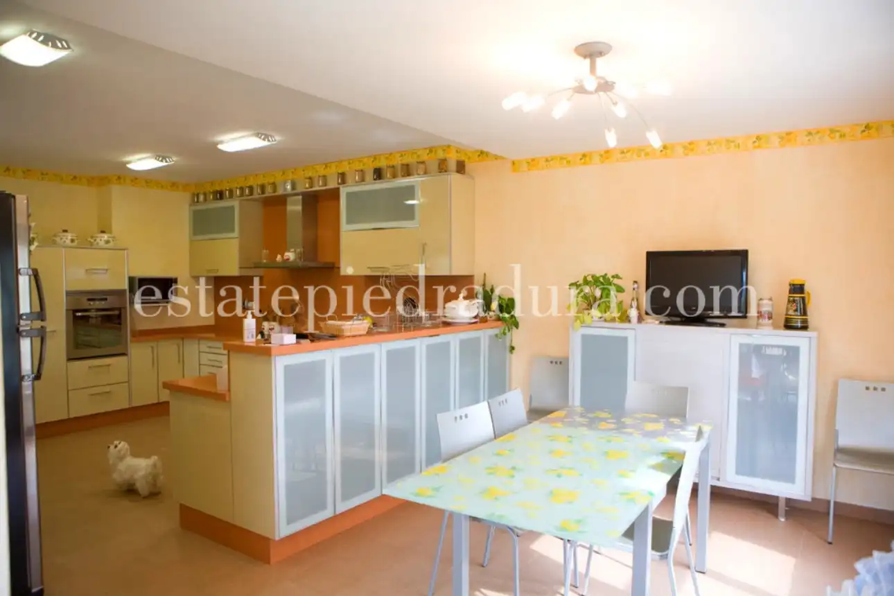 Cocina de Casa o chalet en venta en Pontevedra Capital  con Calefacción, Jardín privado y Terraza