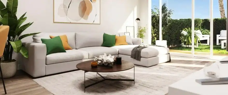 Living room of Flat for sale in Santa Pola  with Terrace, Swimming Pool and Community pool