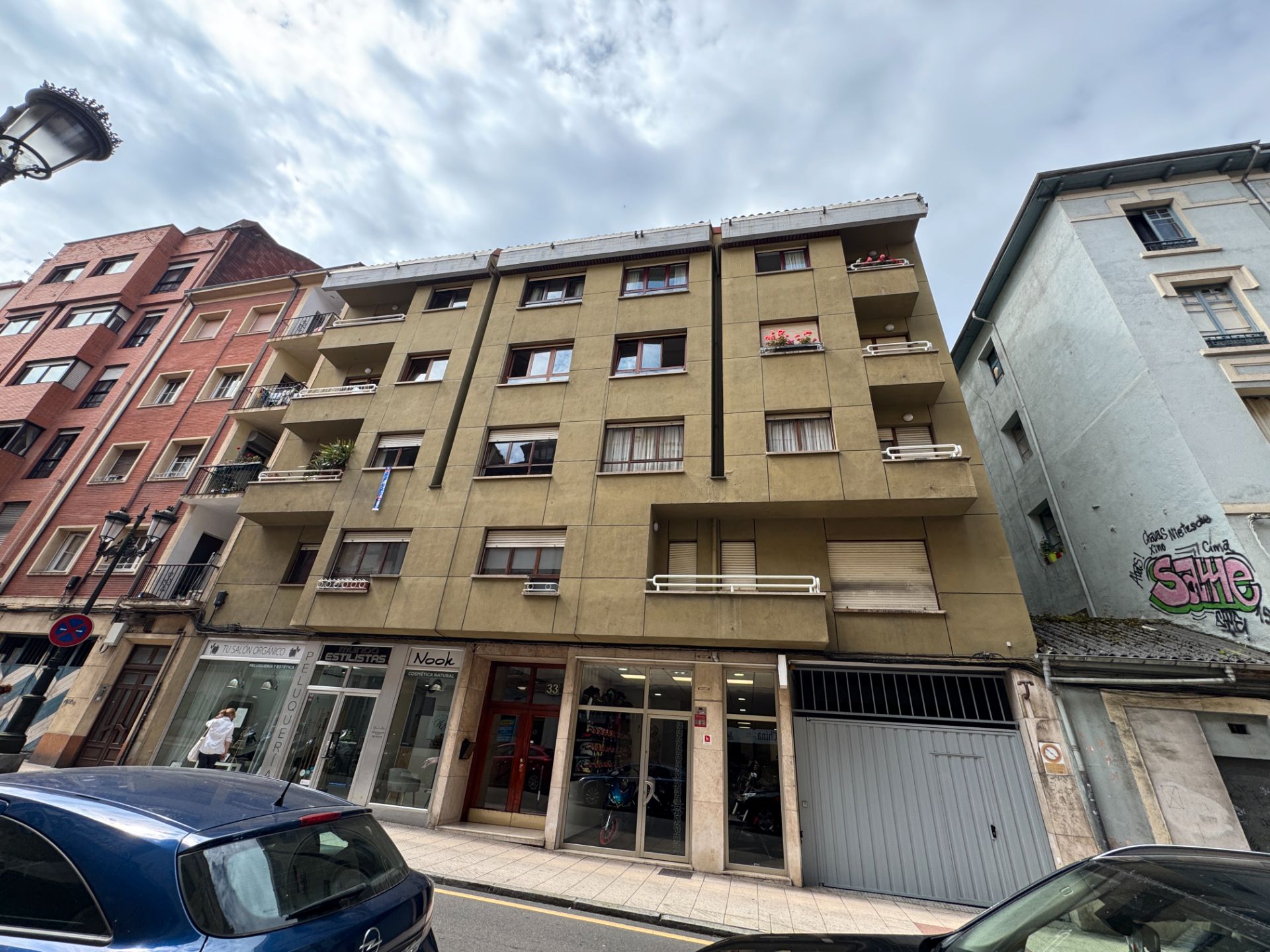 Exterior view of Flat for sale in Oviedo   with Heating, Parquet flooring and Furnished