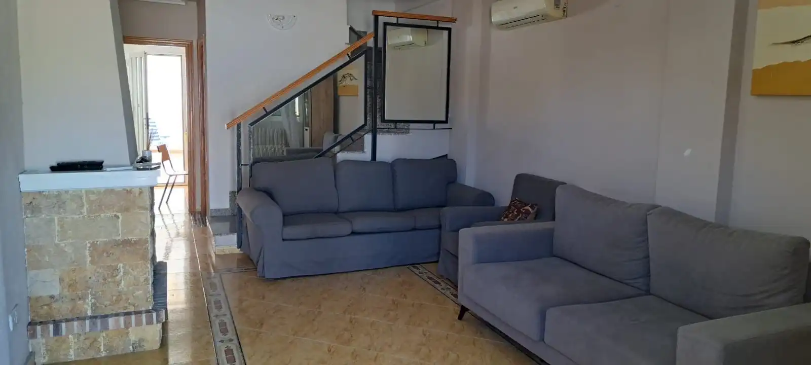 Sala d'estar de Casa adosada de lloguer en Orihuela Costa