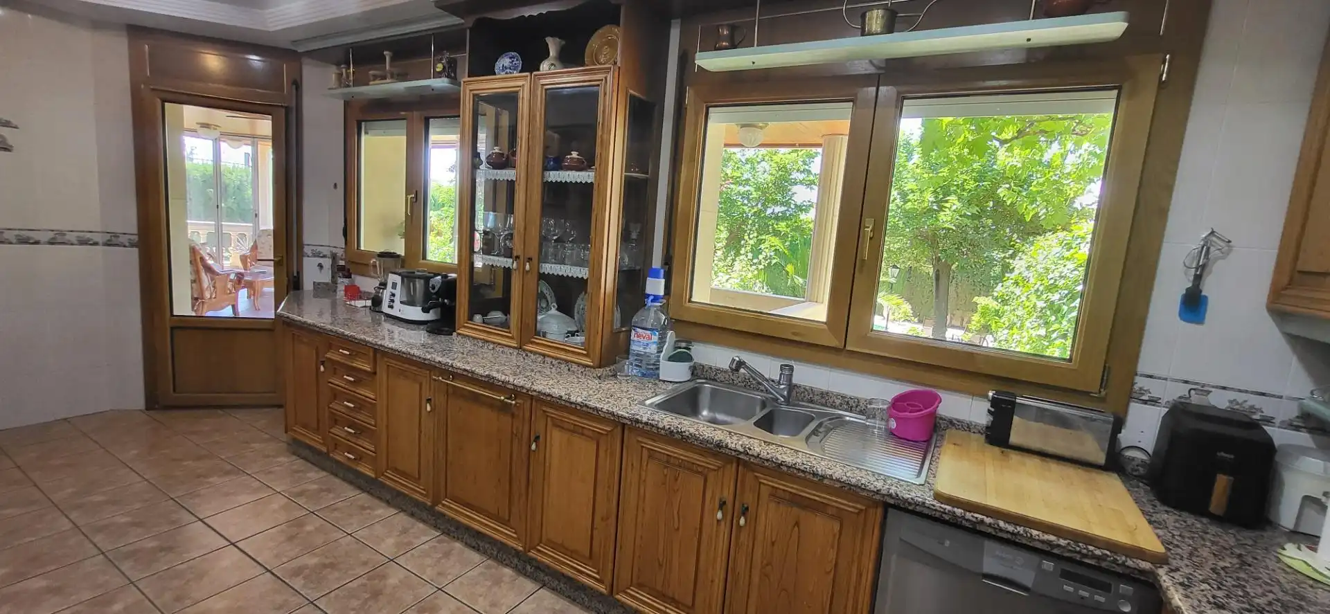 Cocina de Casa o chalet en venta en Albacete con Aire acondicionado, Jardín privado y Terraza