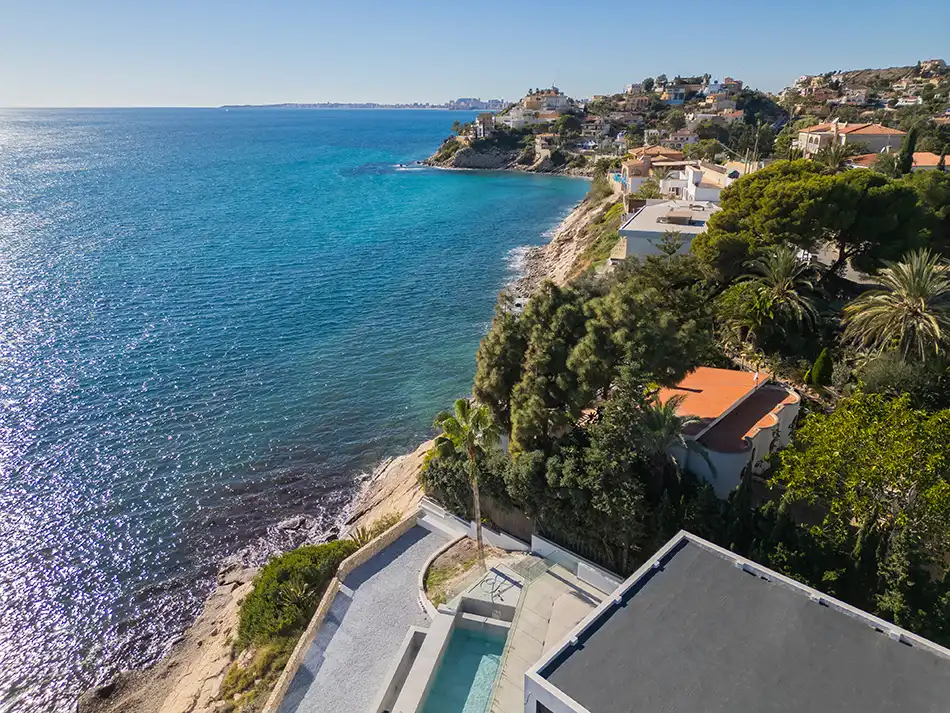 Exterior view of Houses for sale in El Campello  with Air Conditioner, Heating and Private garden