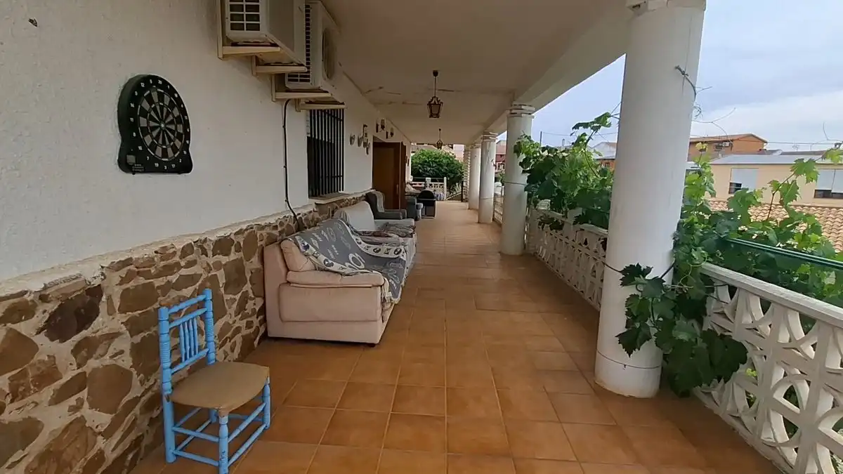 Terrassa de Finca rústica en venda en Horcajo de los Montes amb Calefacció, Jardí privat i Terrassa