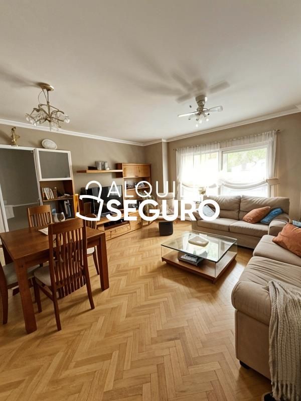 Living room of Flat to rent in  Madrid Capital  with Air Conditioner, Heating and Terrace