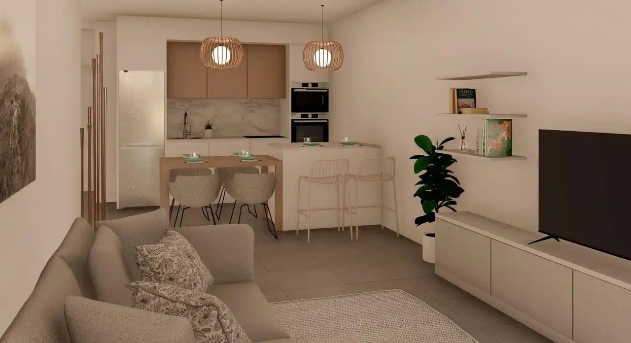 Sala de estar de Casa o chalet en venta en Torre-Pacheco con Aire acondicionado, Calefacción y Terraza