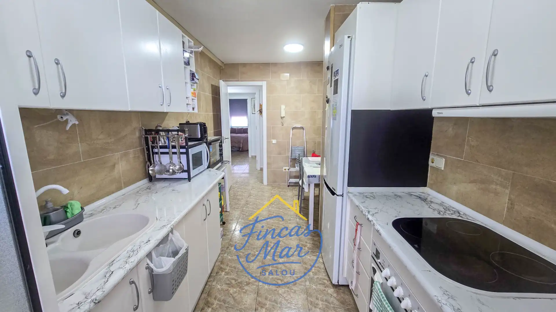 Kitchen of Flat for sale in Tarragona  with Air Conditioner, Terrace and Storage room