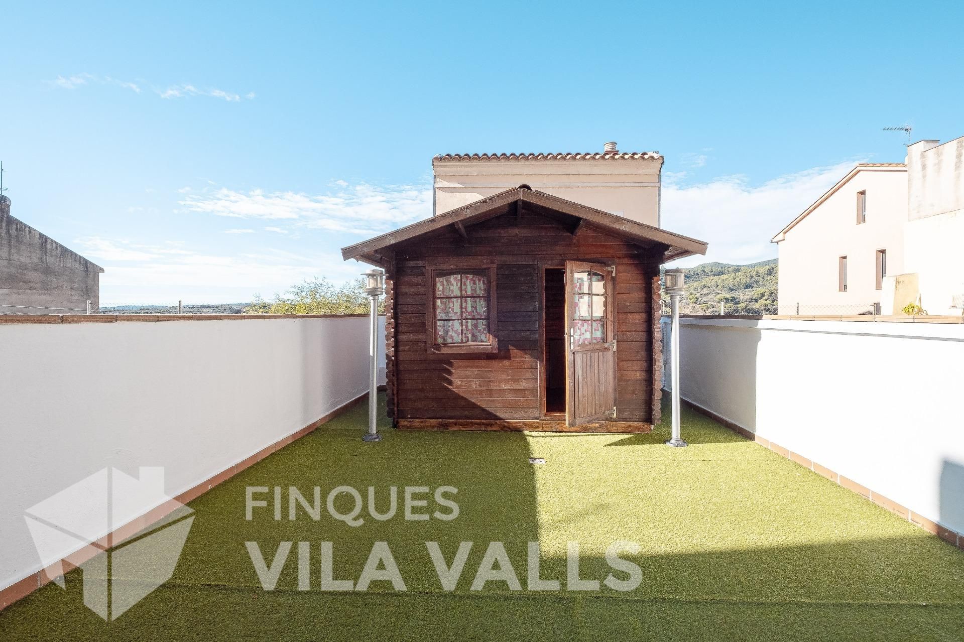 Terrace of Flat for sale in Caldes de Montbui  with Air Conditioner, Parquet flooring and Terrace