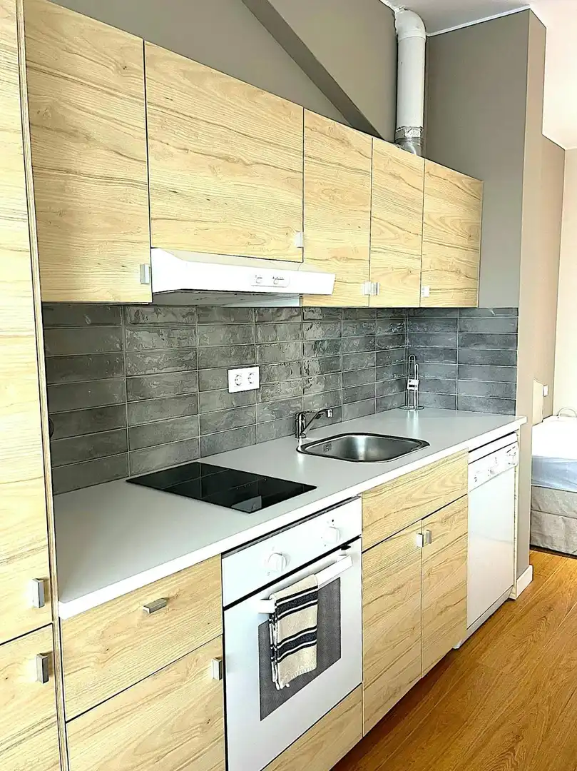 Cocina de Piso de alquiler en Barcelona con Aire acondicionado, Calefacción y Amueblado